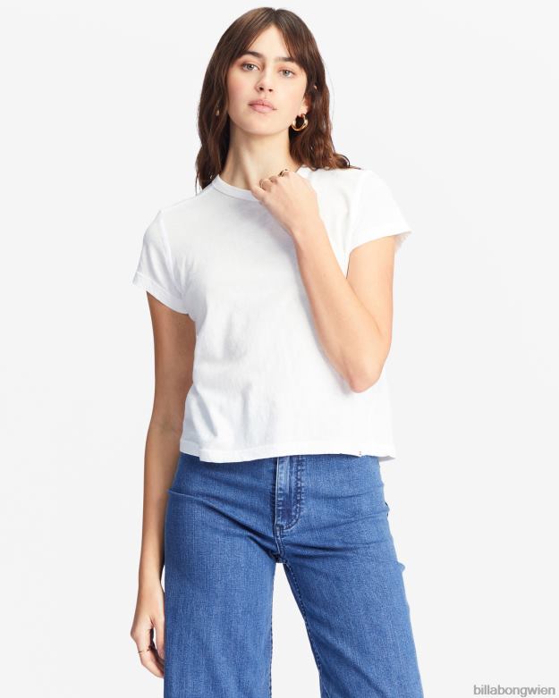 Billabong Clothing 00V681951 | Billabong Besser als ein einfaches Kurzarm-T-Shirt Salzkristall Frauen