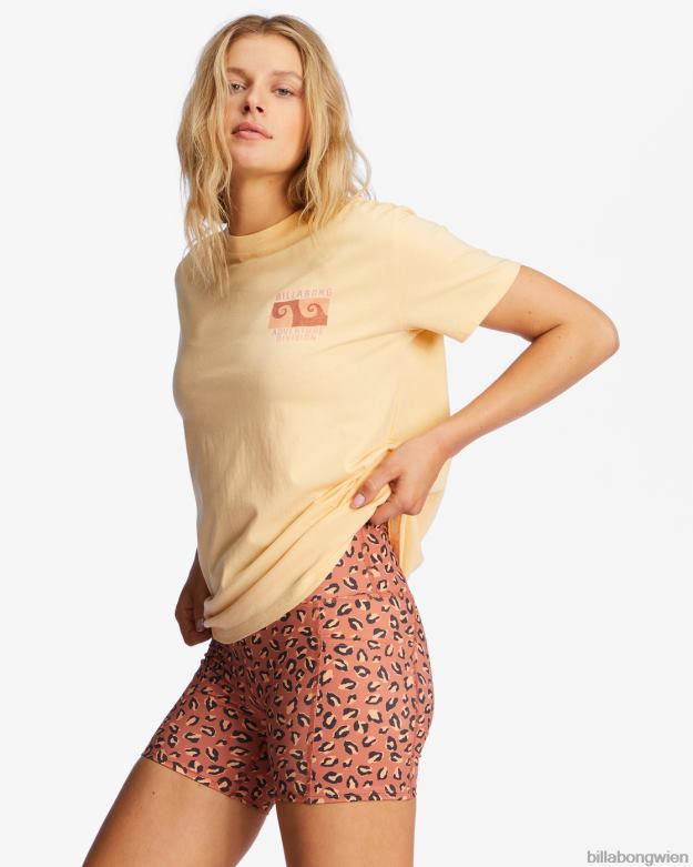 Billabong Clothing 00V681985 | Billabong A/Div Tee Kurzarm-T-Shirt mit LSF 50 Schatz geküsst Frauen