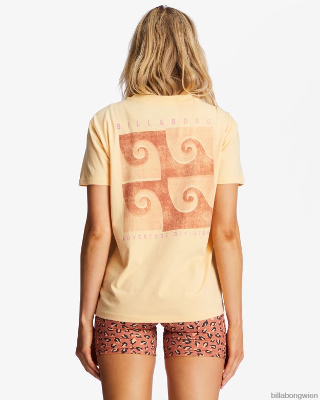 Billabong Clothing 00V681985 | Billabong A/Div Tee Kurzarm-T-Shirt mit LSF 50 Schatz geküsst Frauen