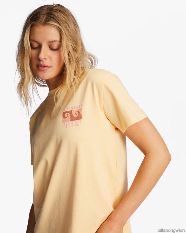 Billabong Clothing 00V681985 | Billabong A/Div Tee Kurzarm-T-Shirt mit LSF 50 Schatz geküsst Frauen