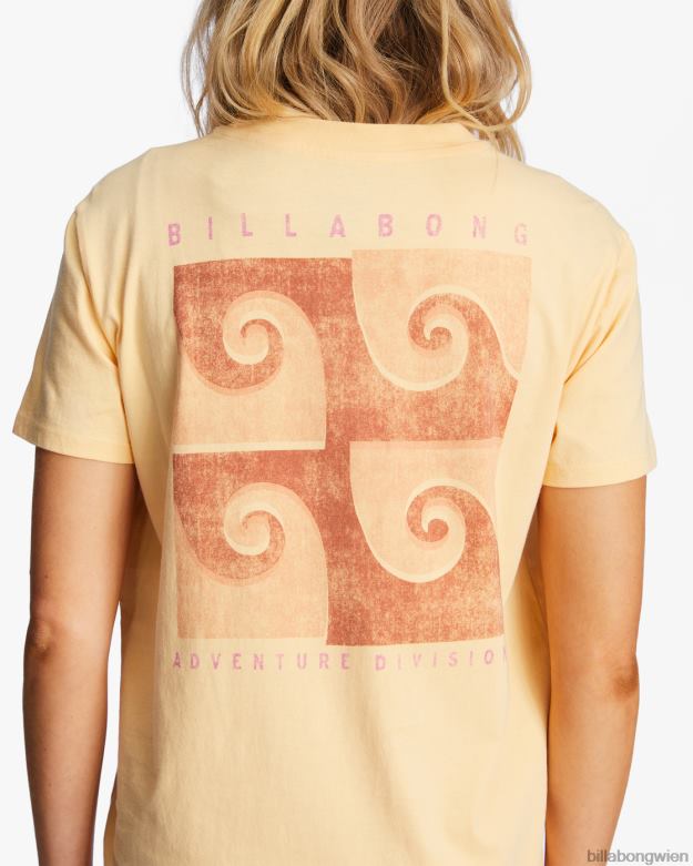 Billabong Clothing 00V681985 | Billabong A/Div Tee Kurzarm-T-Shirt mit LSF 50 Schatz geküsst Frauen