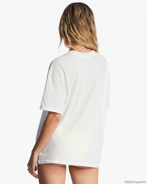 Billabong Clothing 00V681998 | Billabong Pipe New Boy übergroßes T-Shirt Salzkristall Frauen