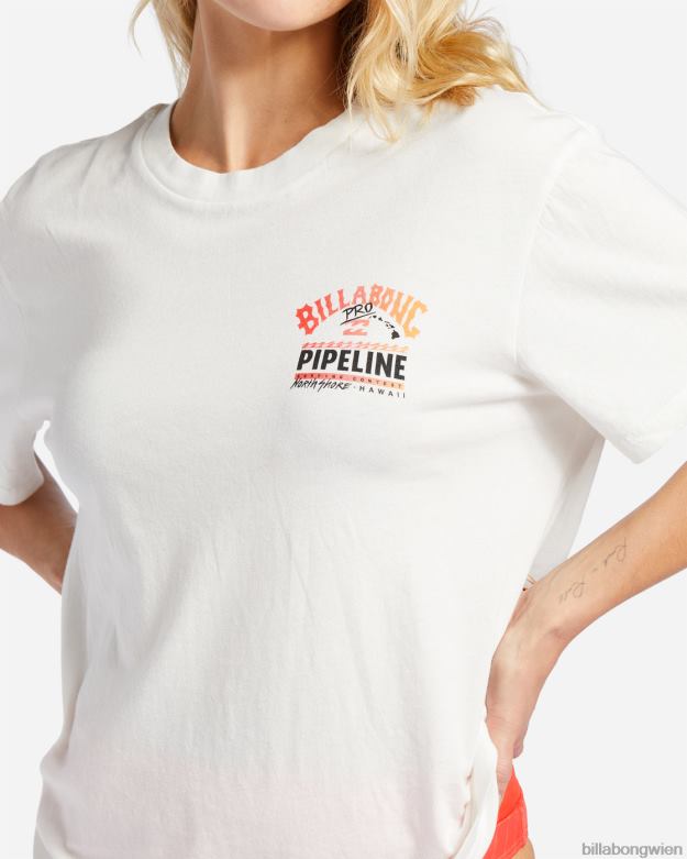 Billabong Clothing 00V682012 | Billabong Pro Pipeline übergroßes T-Shirt mit Blumenmuster Salzkristall Frauen
