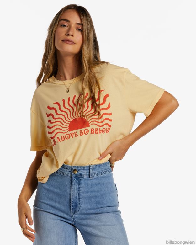 Billabong Clothing 00V682026 | Billabong wie oben so unten T-Shirt Buttermilch Frauen
