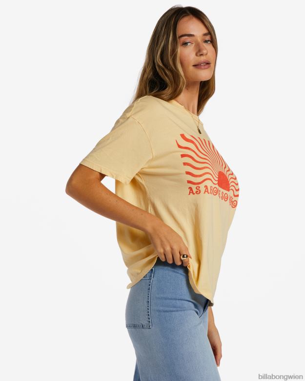 Billabong Clothing 00V682026 | Billabong wie oben so unten T-Shirt Buttermilch Frauen