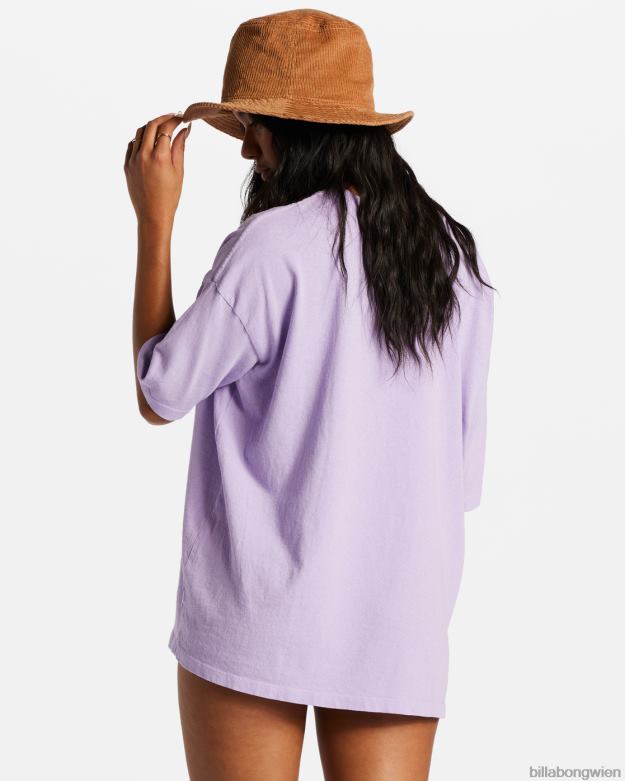 Billabong Clothing 00V682030 | Billabong Mondschein-Kuss-T-Shirt lila Brise Frauen