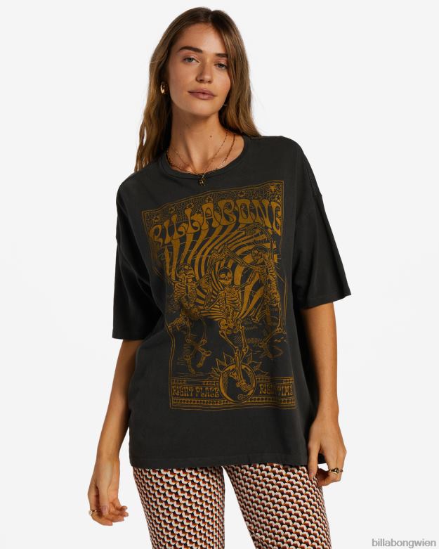 Billabong Clothing 00V682035 | Billabong T-Shirt am richtigen Ort, zur richtigen Zeit aus schwarz Frauen