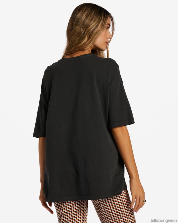 Billabong Clothing 00V682035 | Billabong T-Shirt am richtigen Ort, zur richtigen Zeit aus schwarz Frauen