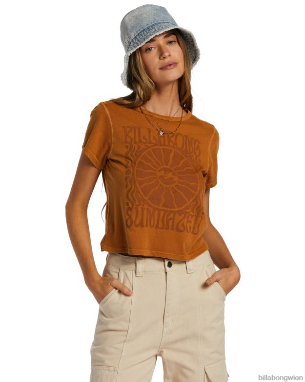 Billabong Clothing 00V682047 | Billabong Hazzy Days T-Shirt Apfelwein Frauen