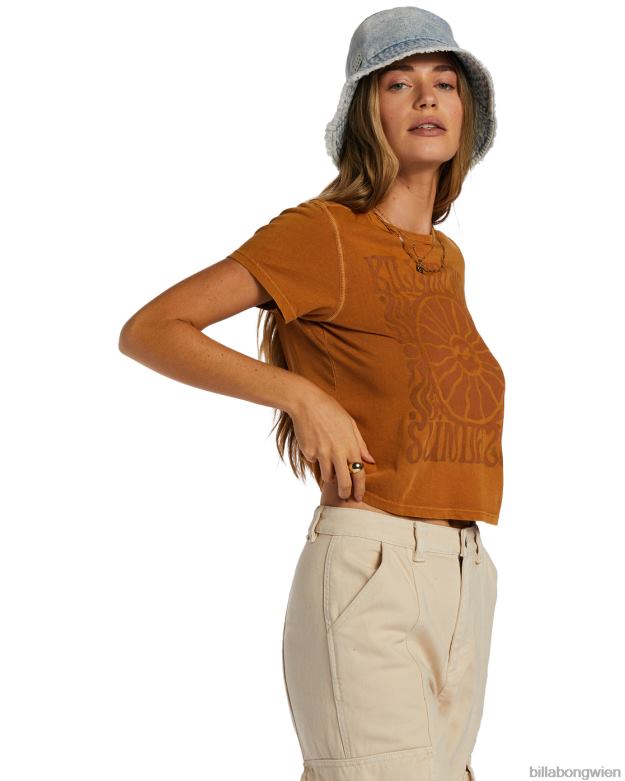 Billabong Clothing 00V682047 | Billabong Hazzy Days T-Shirt Apfelwein Frauen