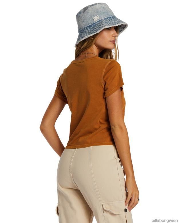 Billabong Clothing 00V682047 | Billabong Hazzy Days T-Shirt Apfelwein Frauen