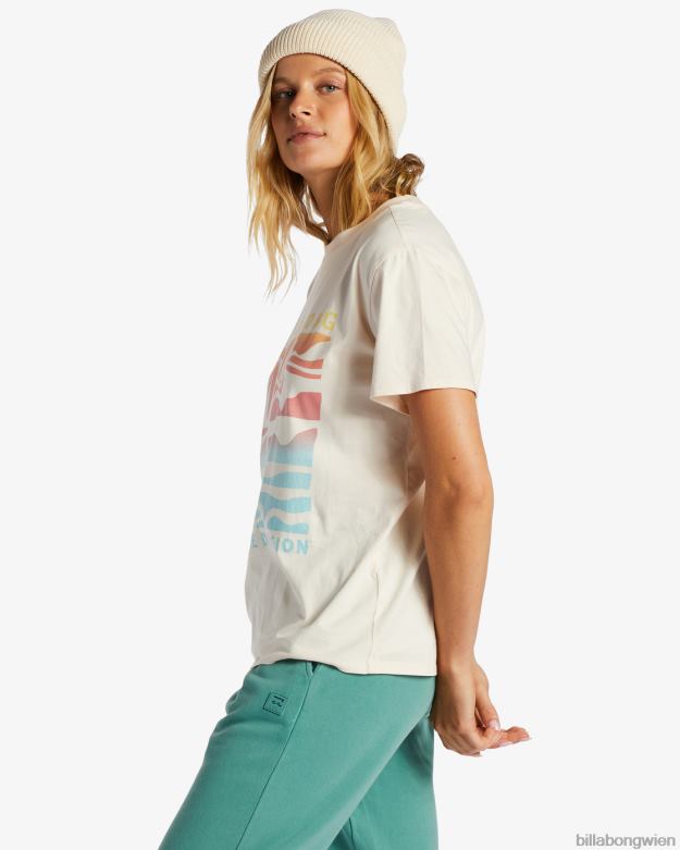 Billabong Clothing 00V682055 | Billabong A/Div-T-Shirt weiße Kappe Frauen