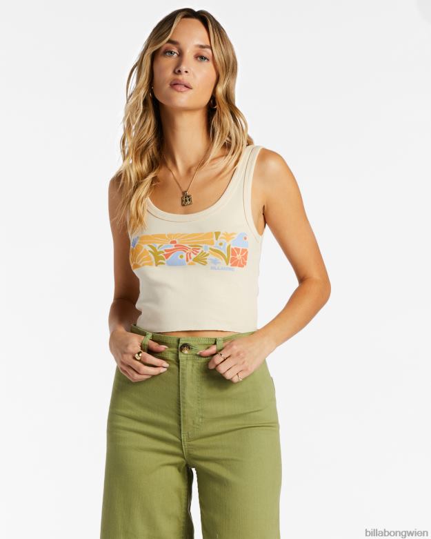 Billabong Clothing 00V682056 | Billabong Lass die Liebe wachsen, T-Shirt antikweiß Frauen