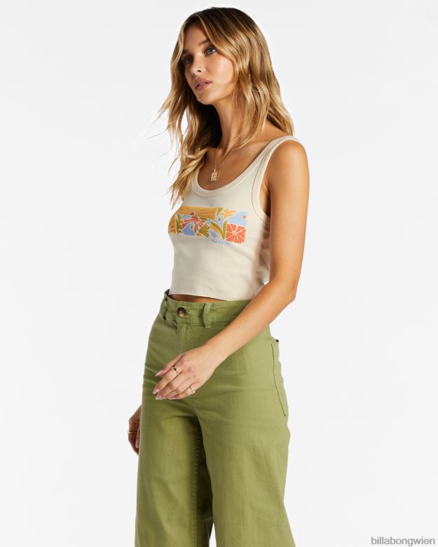 Billabong Clothing 00V682056 | Billabong Lass die Liebe wachsen, T-Shirt antikweiß Frauen