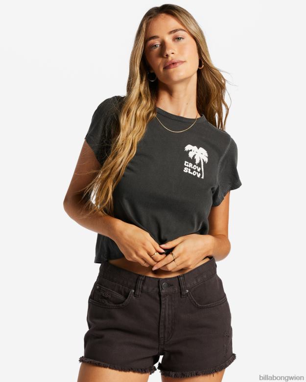 Billabong Clothing 00V682062 | Billabong Langsam wachsen T-Shirt aus schwarz Frauen
