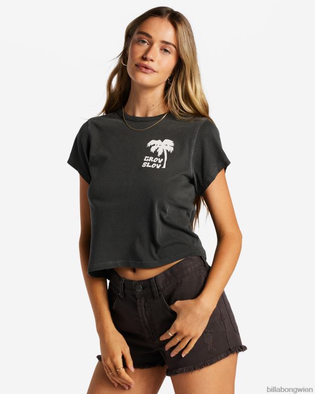 Billabong Clothing 00V682062 | Billabong Langsam wachsen T-Shirt aus schwarz Frauen