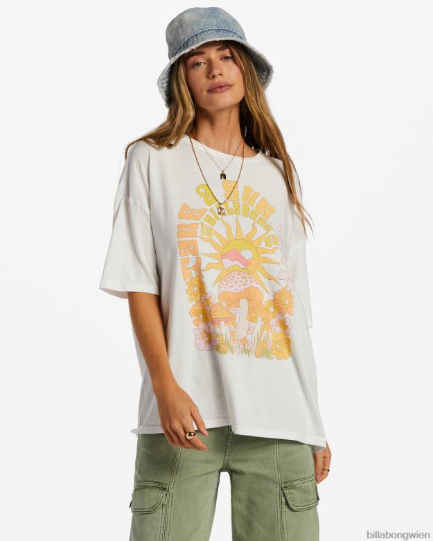 Billabong Clothing 00V682064 | Billabong Nehmen Sie ein Sonnenausflug-T-Shirt mit Salzkristall Frauen