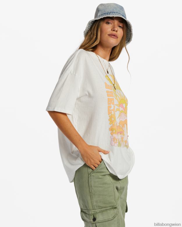 Billabong Clothing 00V682064 | Billabong Nehmen Sie ein Sonnenausflug-T-Shirt mit Salzkristall Frauen