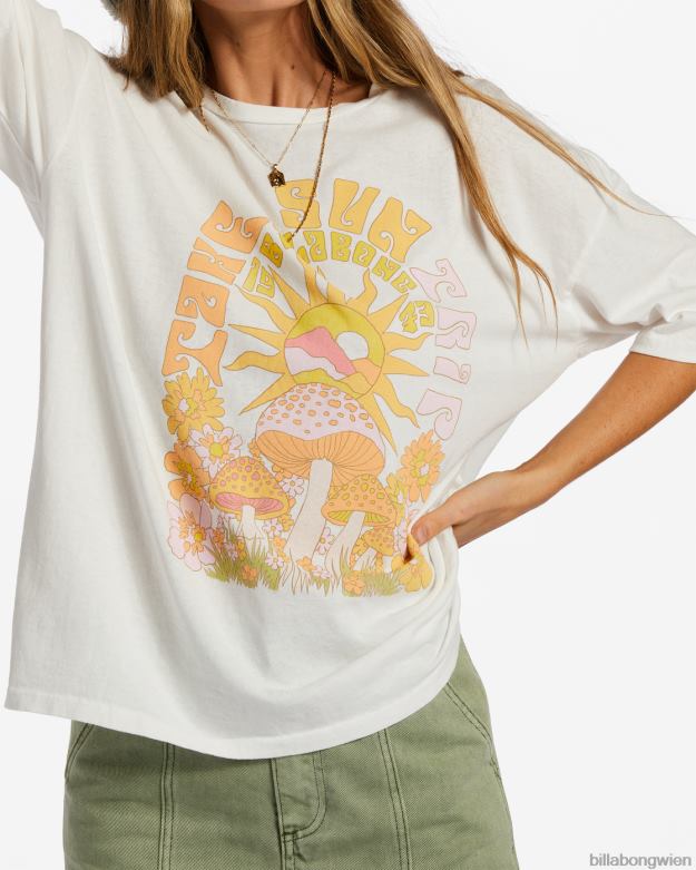 Billabong Clothing 00V682064 | Billabong Nehmen Sie ein Sonnenausflug-T-Shirt mit Salzkristall Frauen
