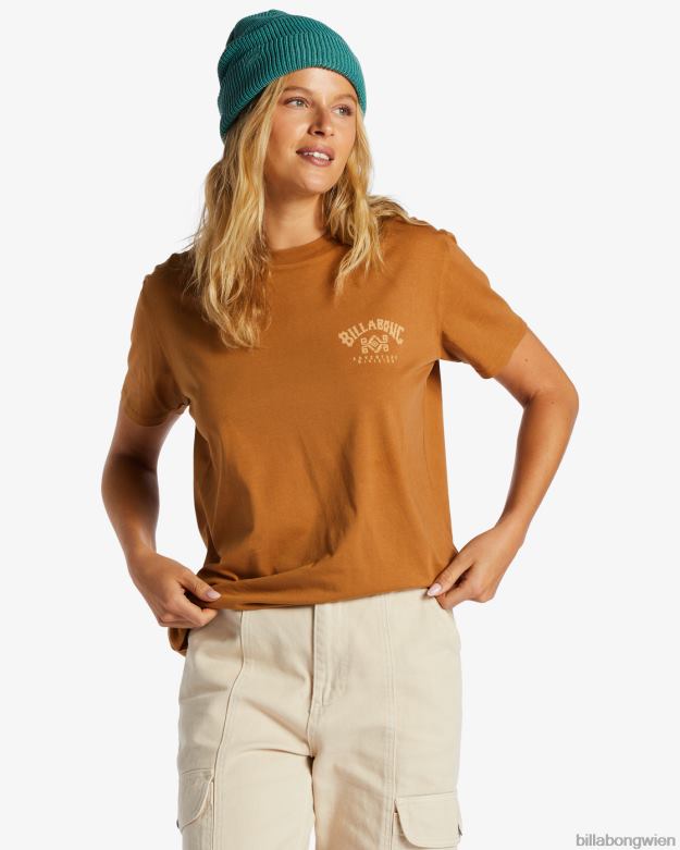 Billabong Clothing 00V682072 | Billabong A/Div-T-Shirt Karamell Frauen