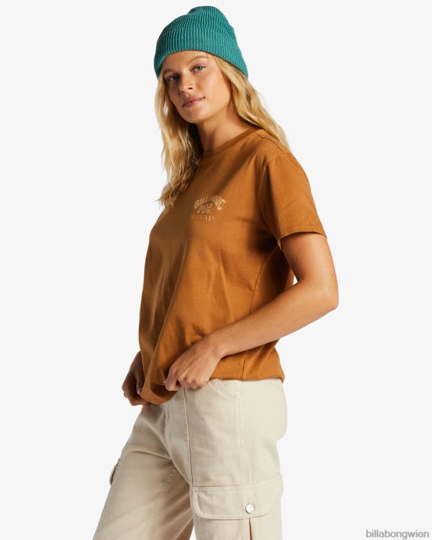 Billabong Clothing 00V682072 | Billabong A/Div-T-Shirt Karamell Frauen