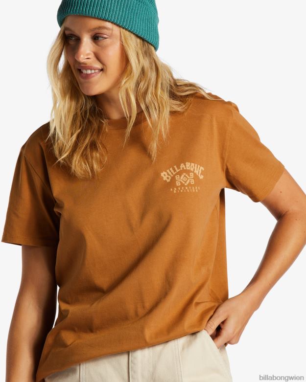 Billabong Clothing 00V682072 | Billabong A/Div-T-Shirt Karamell Frauen