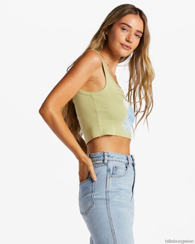 Billabong Clothing 00V682073 | Billabong Du bist Sonnenschein-T-Shirt Weide Frauen