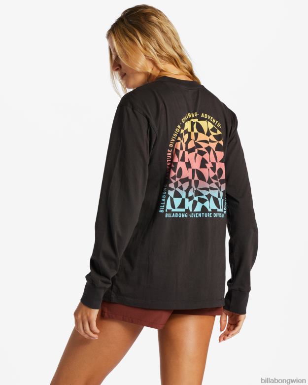 Billabong Clothing 00V682078 | Billabong a/div Langarm-T-Shirt schwarzer Sand Frauen