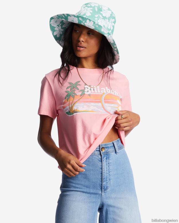 Billabong Clothing 00V682099 | Billabong Aloha für immer T-Shirt rosa Augenzwinkern Frauen