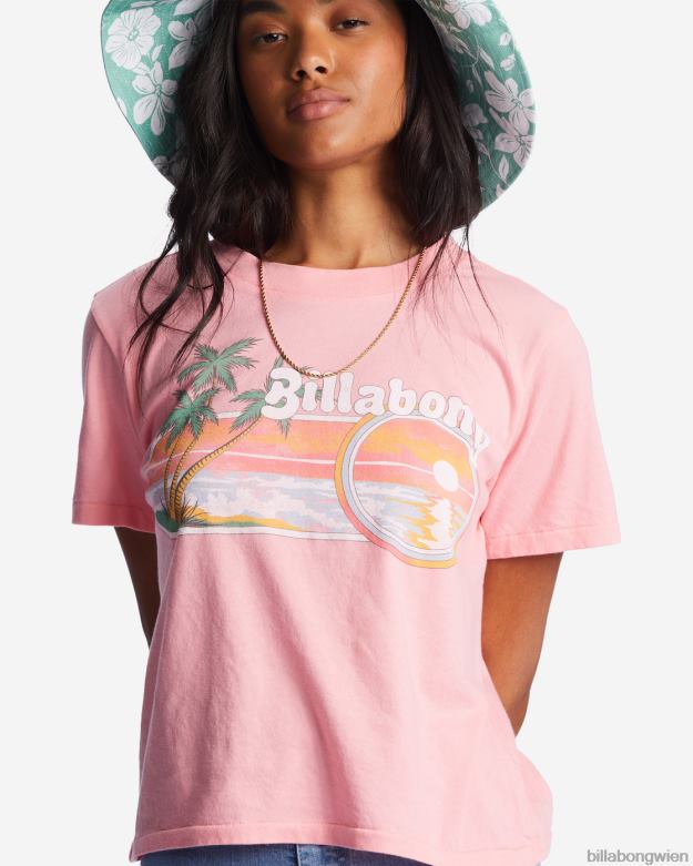 Billabong Clothing 00V682099 | Billabong Aloha für immer T-Shirt rosa Augenzwinkern Frauen