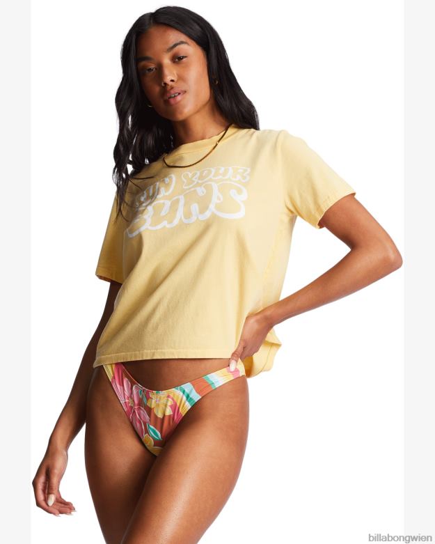 Billabong Clothing 00V682119 | Billabong Sun Your Buns T-Shirt frisch gepresst Frauen