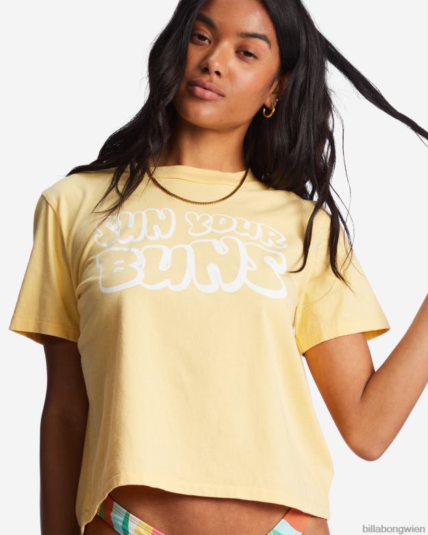 Billabong Clothing 00V682119 | Billabong Sun Your Buns T-Shirt frisch gepresst Frauen