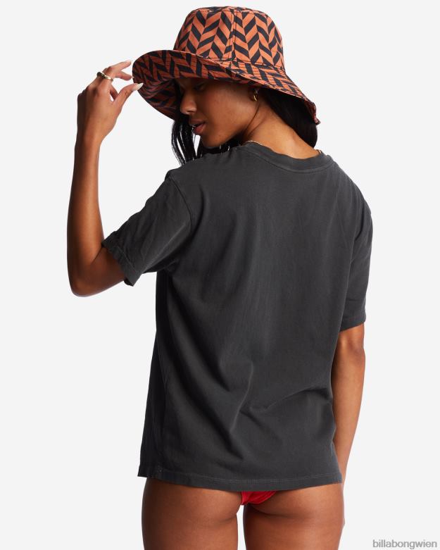 Billabong Clothing 00V682123 | Billabong Treffen Sie mich im übergroßen T-Shirt der Tropen aus schwarz Frauen