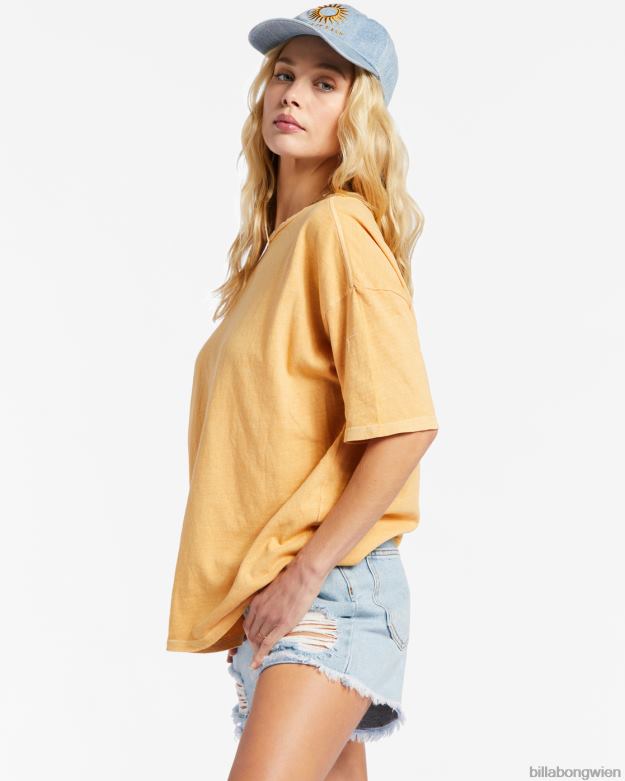 Billabong Clothing 00V682155 | Billabong Essentials True Boy T-Shirt Goldstaub Frauen