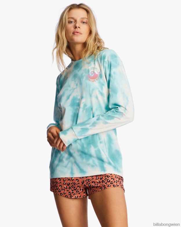 Billabong Clothing 00V682201 | Billabong a/div Langarm-T-Shirt Lagune Frauen