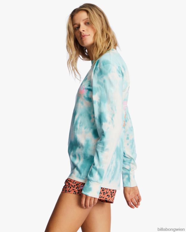 Billabong Clothing 00V682201 | Billabong a/div Langarm-T-Shirt Lagune Frauen