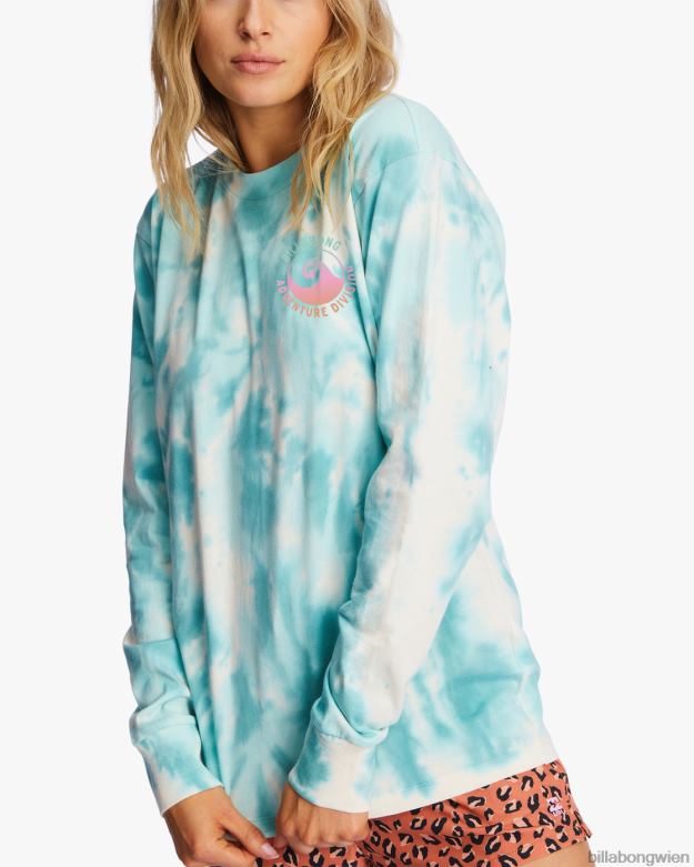 Billabong Clothing 00V682201 | Billabong a/div Langarm-T-Shirt Lagune Frauen