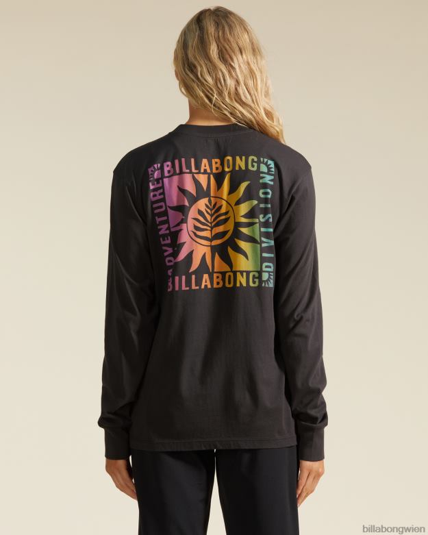 Billabong Clothing 00V682208 | Billabong a/div Langarm-T-Shirt aus schwarz Frauen