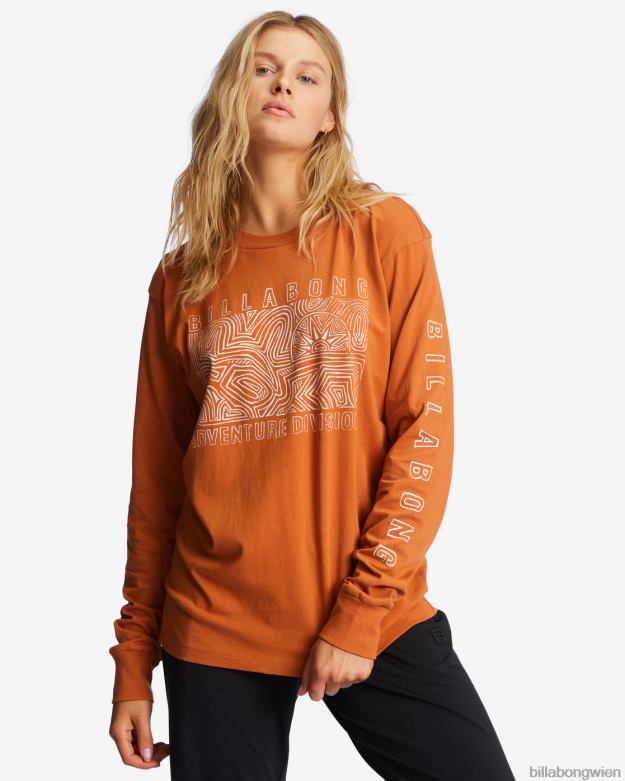 Billabong Clothing 00V682225 | Billabong a/div Langarm-T-Shirt Adobe Frauen