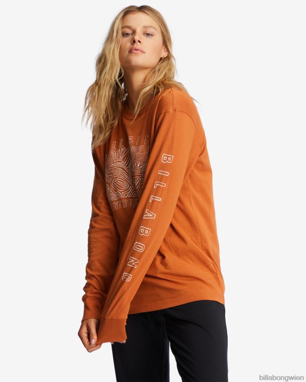 Billabong Clothing 00V682225 | Billabong a/div Langarm-T-Shirt Adobe Frauen