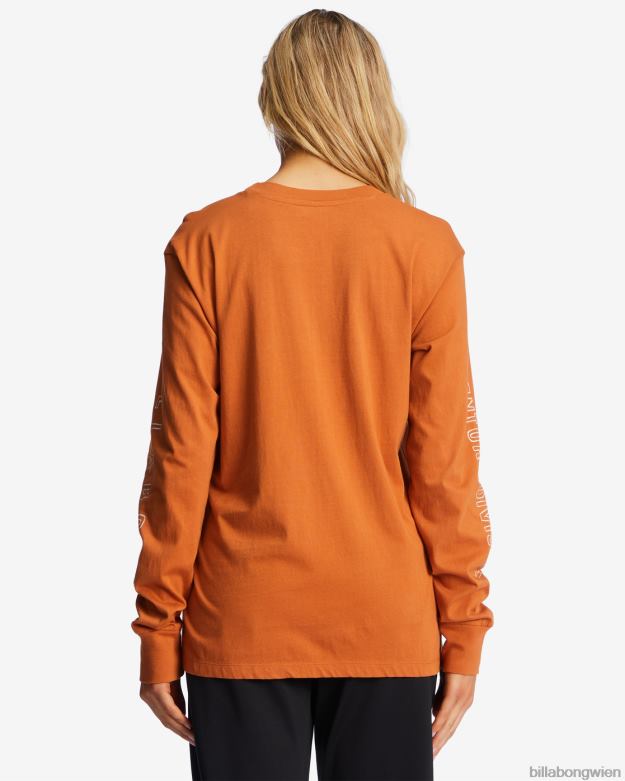 Billabong Clothing 00V682225 | Billabong a/div Langarm-T-Shirt Adobe Frauen