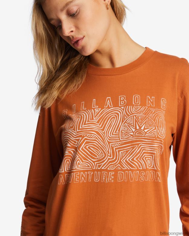 Billabong Clothing 00V682225 | Billabong a/div Langarm-T-Shirt Adobe Frauen