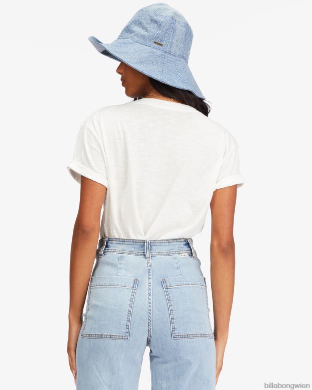 Billabong Clothing 00V682265 | Billabong Made in the Shade Boyfriend-T-Shirt Salzkristall Frauen