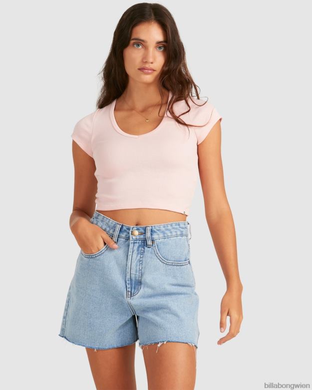 Billabong Clothing 00V682369 | Billabong Baby-V-T-Shirt blassrosa Frauen