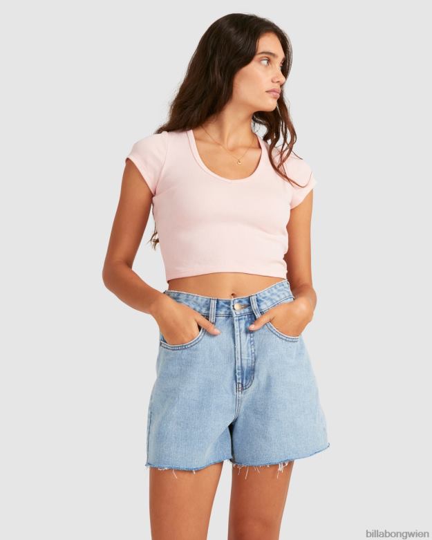 Billabong Clothing 00V682369 | Billabong Baby-V-T-Shirt blassrosa Frauen