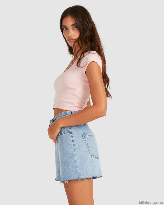 Billabong Clothing 00V682369 | Billabong Baby-V-T-Shirt blassrosa Frauen