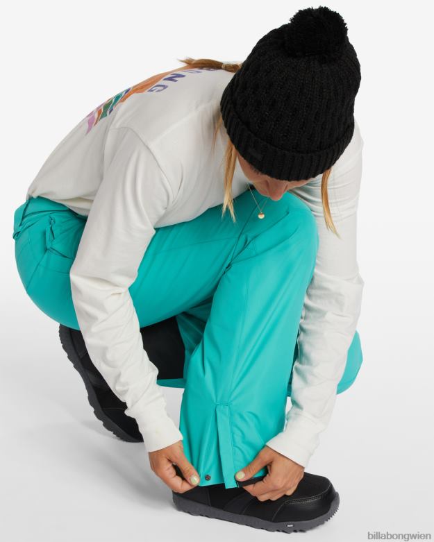 Billabong Wien 00V682556 | Billabong A/Div Malla isolierte Schneehose seegrün Frauen