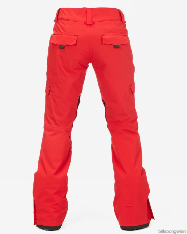 Billabong Wien 00V682559 | Billabong a/div nela 15k isolierte Schneehose Scharlach Frauen