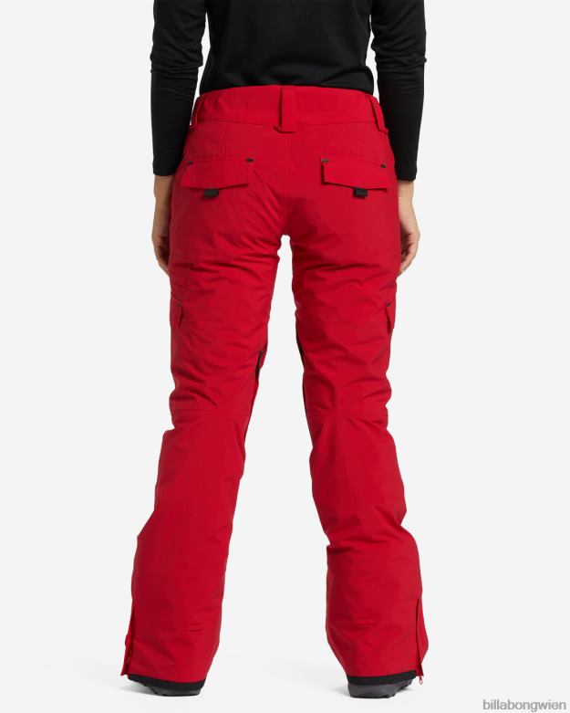 Billabong Wien 00V682559 | Billabong a/div nela 15k isolierte Schneehose Scharlach Frauen