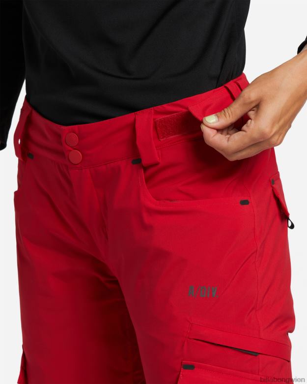 Billabong Wien 00V682559 | Billabong a/div nela 15k isolierte Schneehose Scharlach Frauen